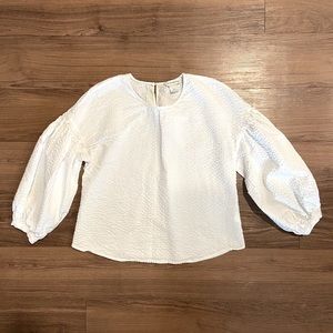 Club Monaco Seersucker Blouse